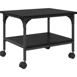 vidaXL Soporte para Impresora 50 x 40 x 38 cm Roble negro Sale