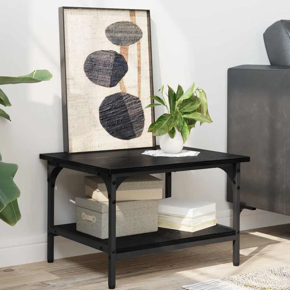 vidaXL Soporte para Impresora 50 x 40 x 38 cm Roble negro Sale