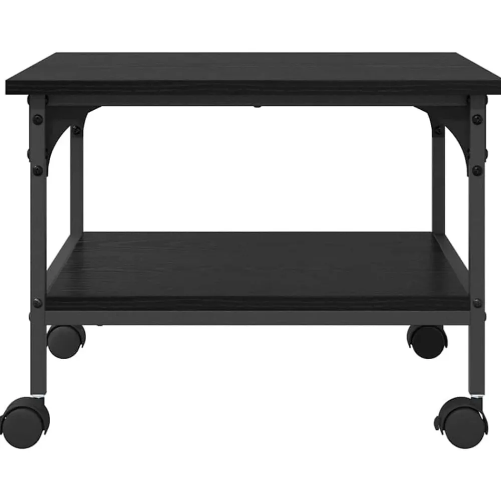 vidaXL Soporte para Impresora 50 x 40 x 38 cm Roble negro Sale