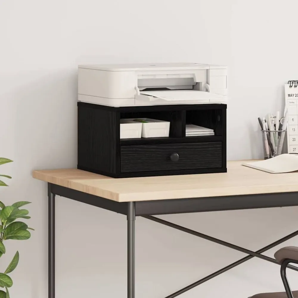 vidaXL Electrónica-Soporte para Impresora con cajón 40 x 32 x 24 cm