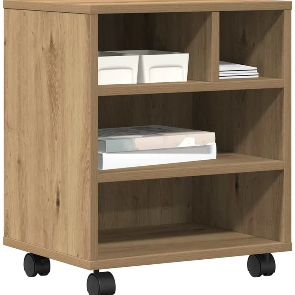 vidaXL Electrónica-Soporte para Impresora 41 x 32 x 48 cm