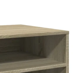 vidaXL Soporte para impresora con ruedas 60x50x67 cm Roble Sonoma Online