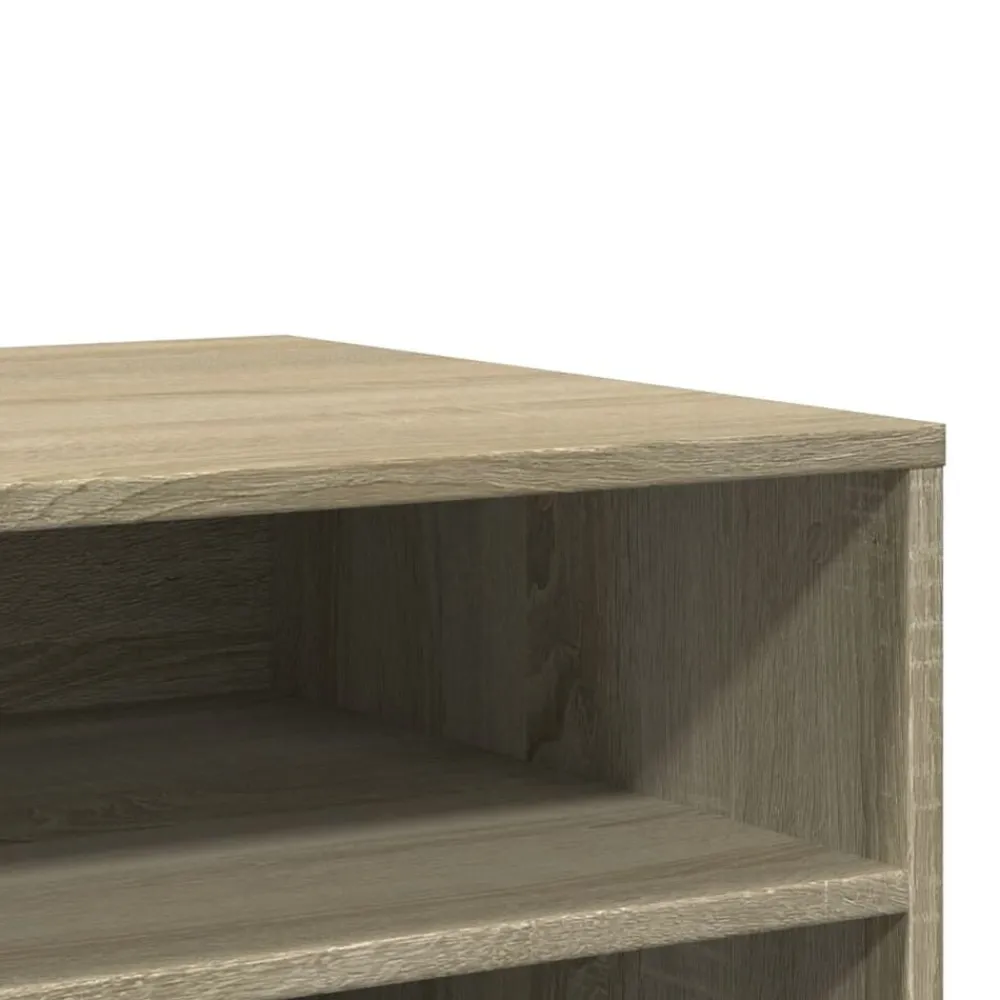 vidaXL Soporte para impresora con ruedas 60x50x67 cm Roble Sonoma Online