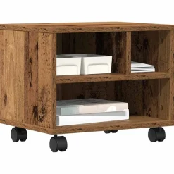 vidaXL Soporte para Impresora Madera vieja 41 x 32 x 33.5 cm Madera envejecida Discount