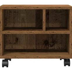 vidaXL Soporte para Impresora Madera vieja 41 x 32 x 33.5 cm Madera envejecida Discount