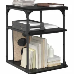 vidaXL Soporte para Impresora 43 x 48 x 64 cm Roble negro Hot