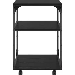 vidaXL Soporte para Impresora 43 x 48 x 64 cm Roble negro Hot