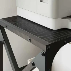 vidaXL Soporte para Impresora 44 x 26 x 31.5 cm Roble negro Online