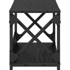 vidaXL Soporte para Impresora 44 x 26 x 31.5 cm Roble negro Online