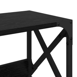 vidaXL Soporte para Impresora 44 x 26 x 31.5 cm Roble negro Online
