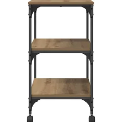 vidaXL Soporte para Impresora Roble artesanal 50 x 41 x 75 cm Roble artisan Clearance