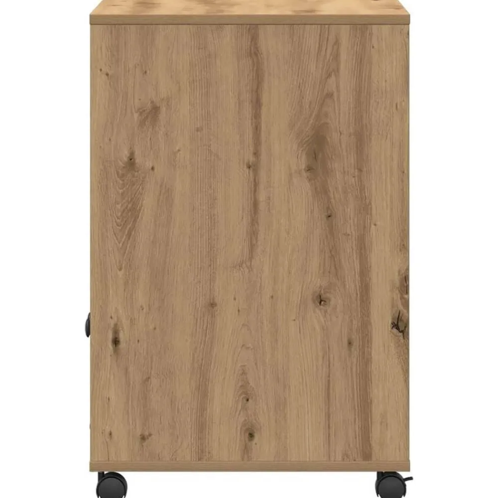 vidaXL Soporte para Impresora Roble artesanal 60 x 48 x 74 cm Roble artisan Outlet