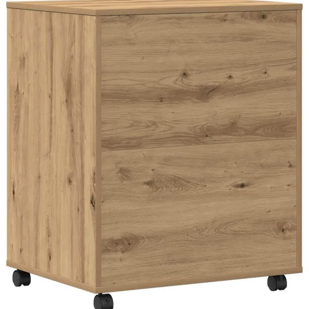 vidaXL Soporte para Impresora Roble artesanal 60 x 48 x 74 cm Roble artisan Outlet