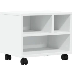 vidaXL Electrónica-Soporte para impresora con ruedas 41x32x34,5 cm