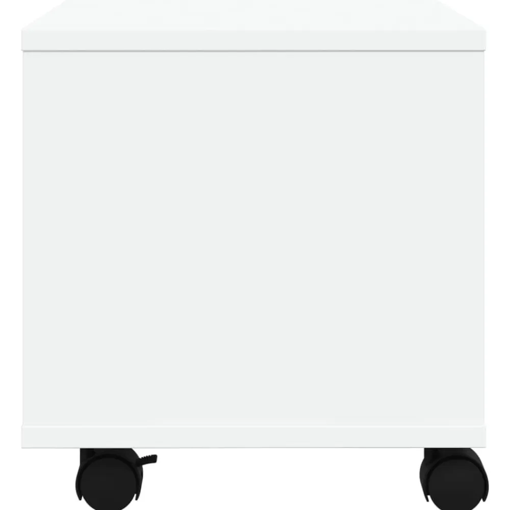 vidaXL Electrónica-Soporte para impresora con ruedas 41x32x34,5 cm