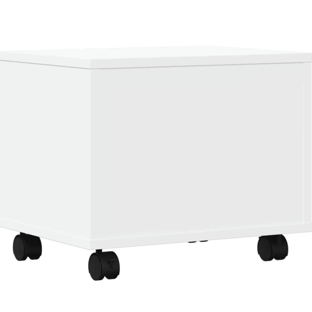 vidaXL Electrónica-Soporte para impresora con ruedas 41x32x34,5 cm