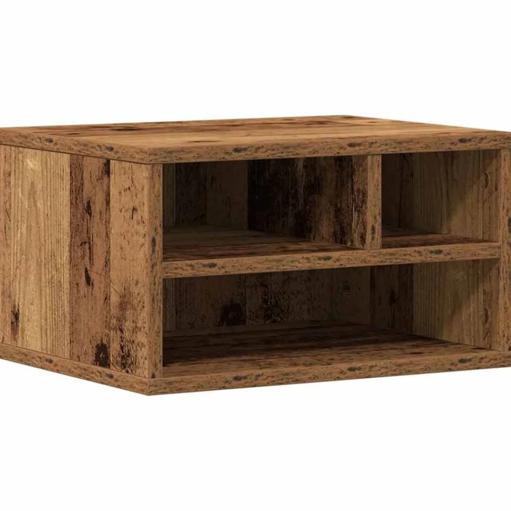 vidaXL Electrónica-Soporte para Impresora Madera vieja 40 x 32 x 22,5 cm