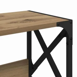 vidaXL Electrónica-Soporte para Impresora Roble artesanal 44 x 26 x 31.5 cm