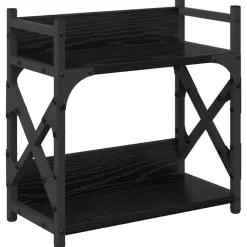 vidaXL Soporte para Impresora 40 x 20 x 40 cm Roble negro Hot