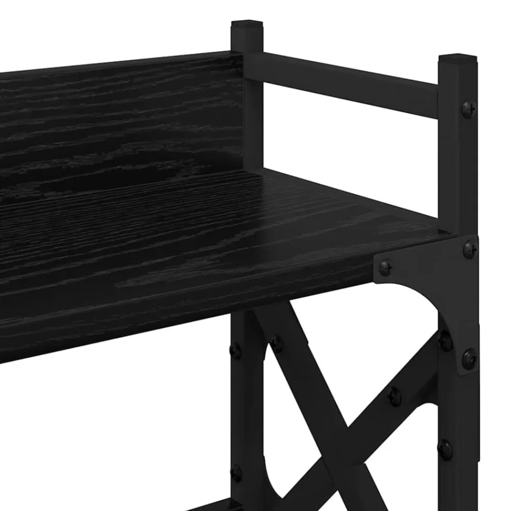 vidaXL Soporte para Impresora 40 x 20 x 40 cm Roble negro Hot