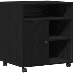 vidaXL Soporte para Impresora 60 x 50 x 67 cm Roble negro New