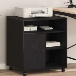 vidaXL Soporte para Impresora 60 x 50 x 67 cm Roble negro New