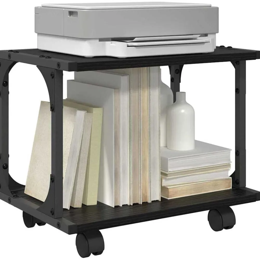 vidaXL Electrónica-Soporte para Impresora 41 x 28 x 33.5 cm