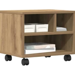 vidaXL Soporte para Impresora Roble artesanal 41 x 32 x 34,5 cm Roble artisan New