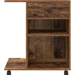 vidaXL Electrónica-Soporte para Impresora con cajón Madera vieja 60 x 40 x 68.5 cm