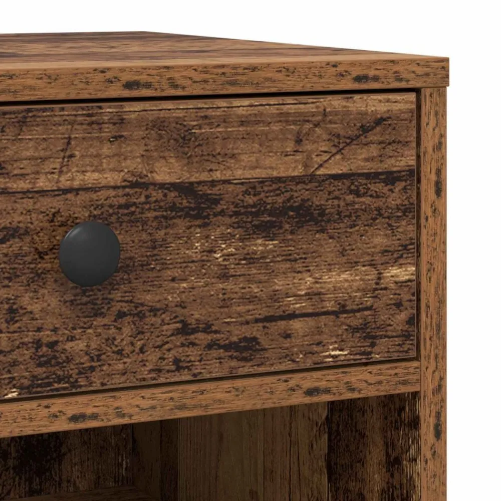 vidaXL Electrónica-Soporte para Impresora con cajón Madera vieja 60 x 40 x 68.5 cm