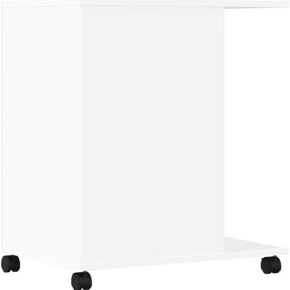 vidaXL Soporte para impresora con ruedas 60x40x68,5 cm Blanco Online