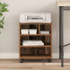 vidaXL Soporte para Impresora 41 x 32 x 48 cm Madera vieja Outlet