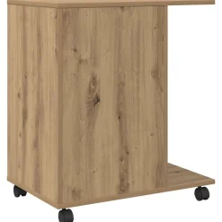 vidaXL Soporte para Impresora Liso Roble Artesanal 60 x 40 x 68.5 cm Roble artisan New