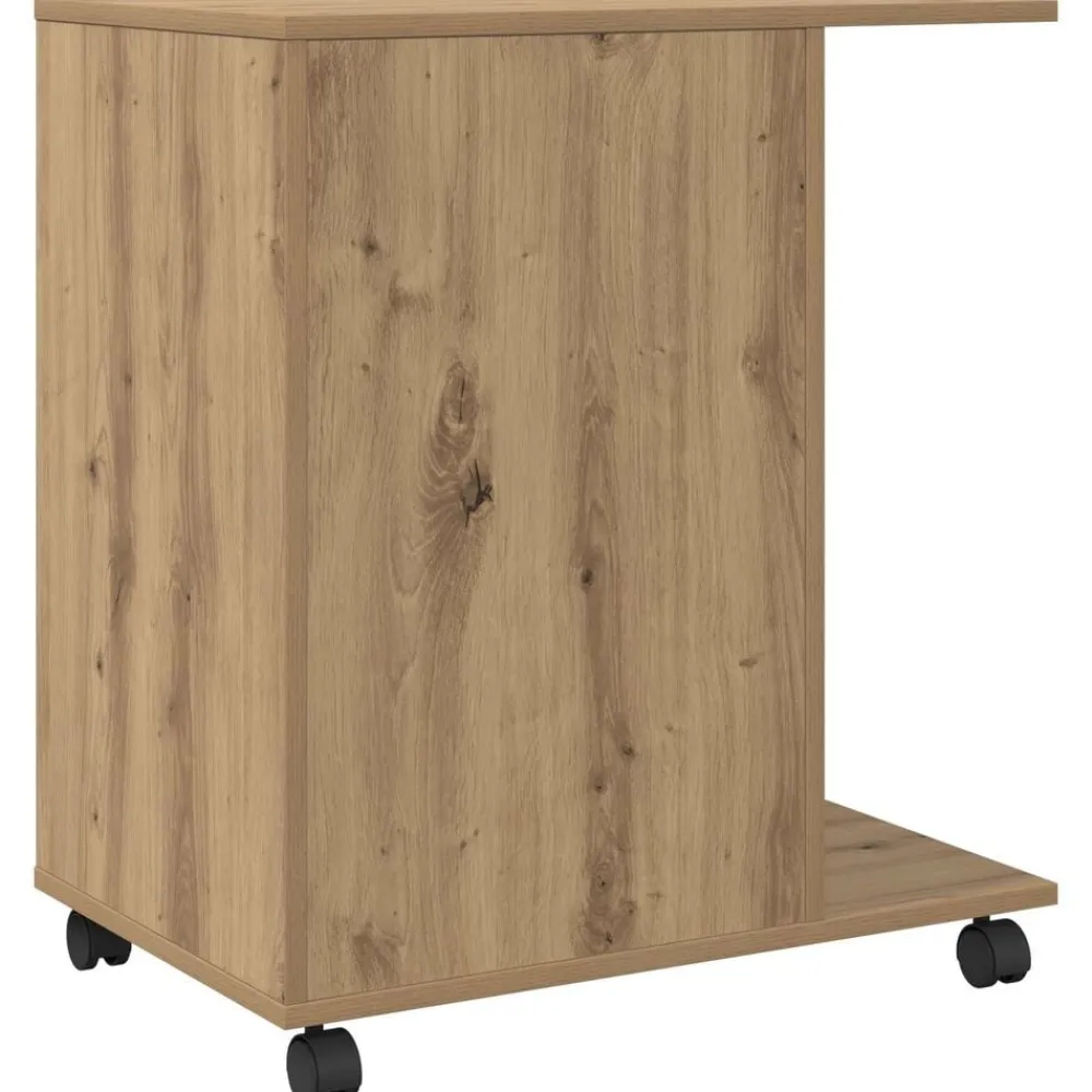 vidaXL Soporte para Impresora Liso Roble Artesanal 60 x 40 x 68.5 cm Roble artisan New