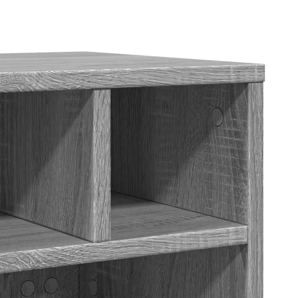 vidaXL Soporte para impresora con ruedas 41x32x34,5 cm Gris sonoma Sale