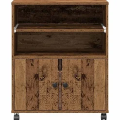 vidaXL Electrónica-Soporte para Impresora Madera vieja 60 x 48 x 74 cm