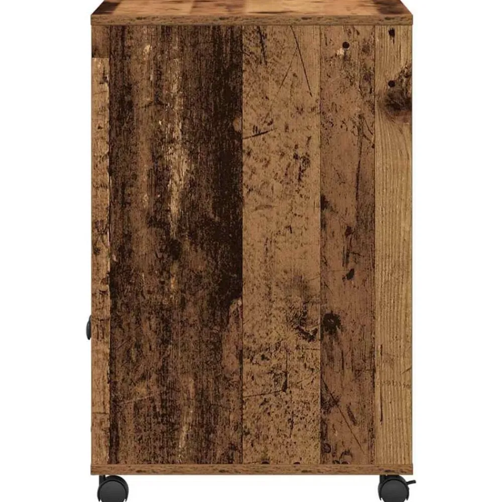 vidaXL Electrónica-Soporte para Impresora Madera vieja 60 x 48 x 74 cm