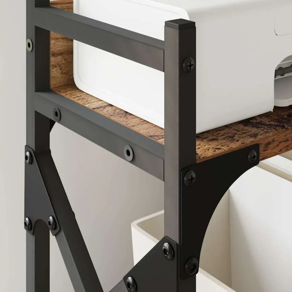 vidaXL Electrónica-Soporte para Impresora 40 x 20 x 40 cm