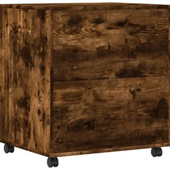 vidaXL Electrónica-Soporte para impresora con ruedas 60x50x67 cm