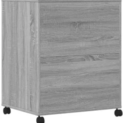 vidaXL Electrónica-Soporte para impresora con ruedas 60x48x74 cm