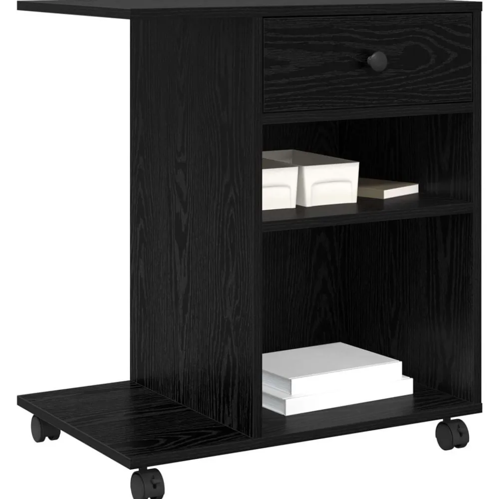 vidaXL Soporte para Impresora con cajón 60 x 40 x 68.5 cm Roble negro New