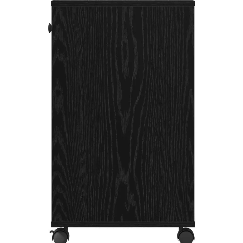 vidaXL Soporte para Impresora con cajón 60 x 40 x 68.5 cm Roble negro New