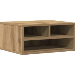 vidaXL Electrónica-Soporte para Impresora Roble artesanal 49 x 40 x 22.5 cm
