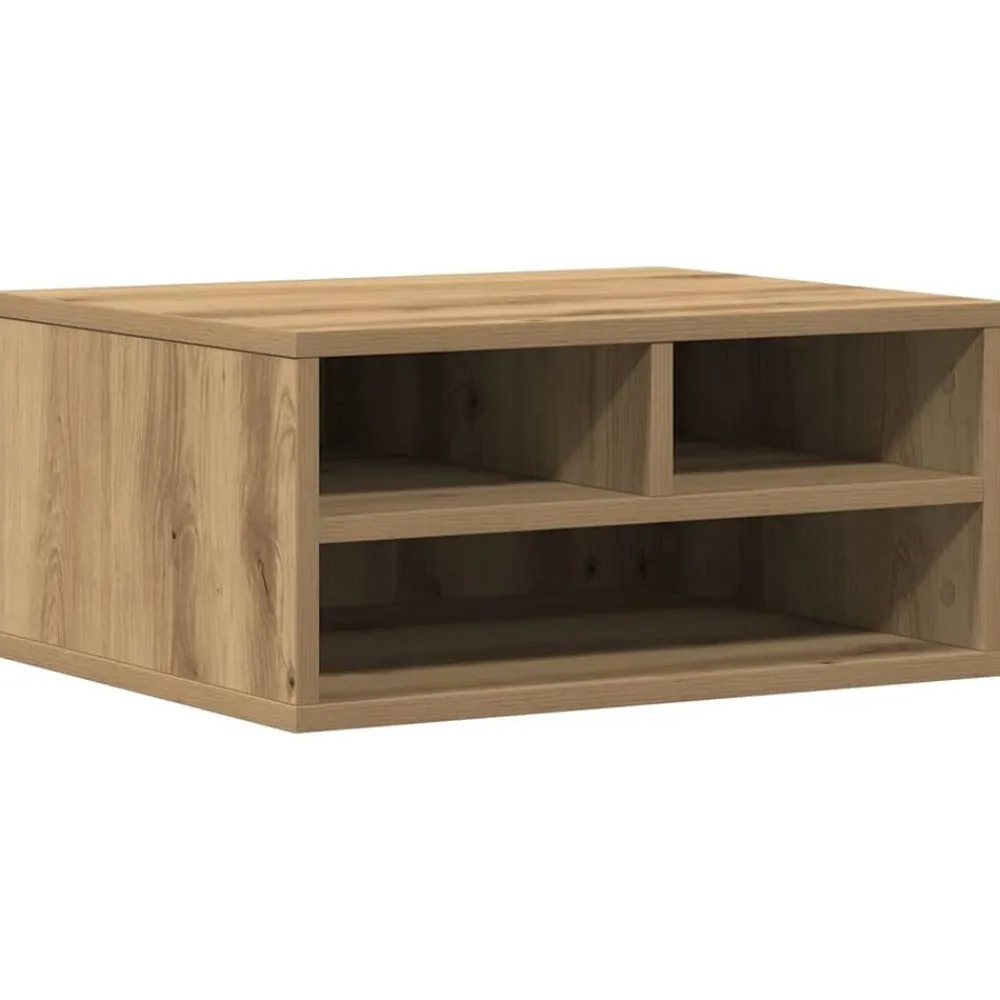 vidaXL Electrónica-Soporte para Impresora Roble artesanal 49 x 40 x 22.5 cm