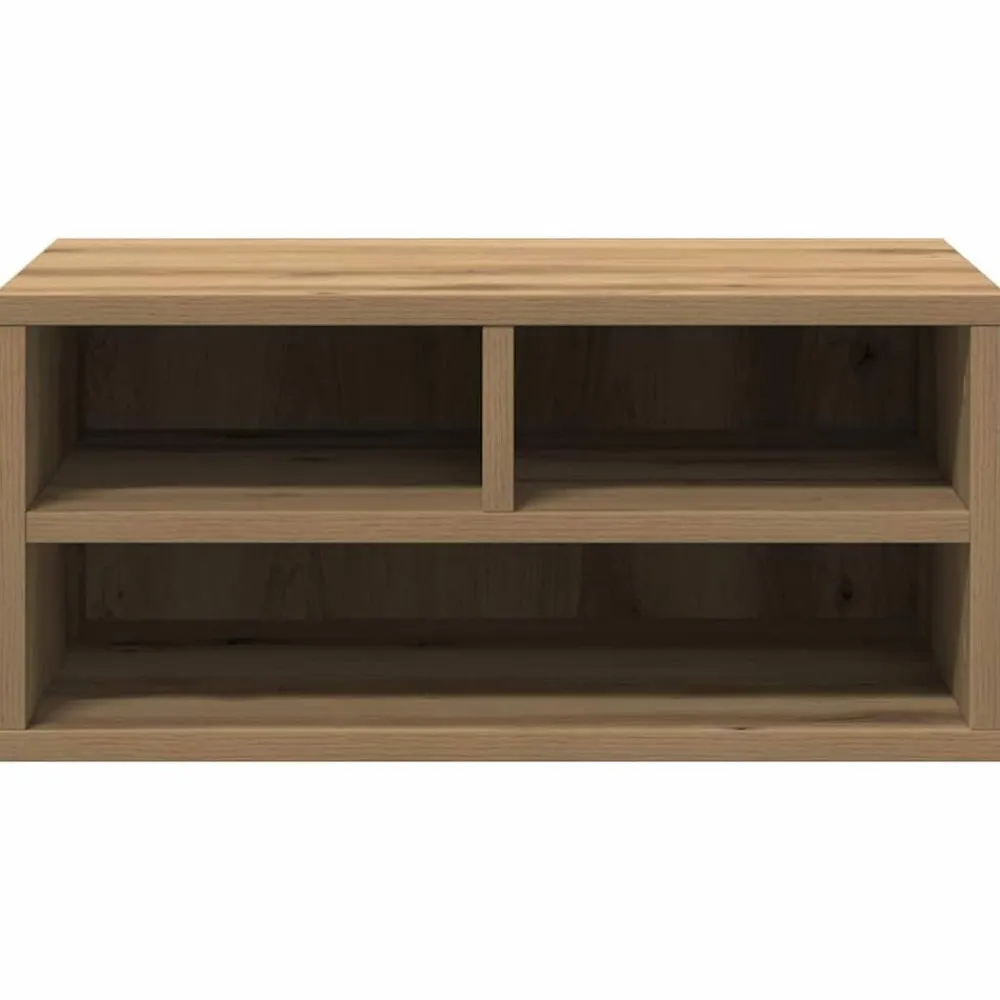 vidaXL Electrónica-Soporte para Impresora Roble artesanal 49 x 40 x 22.5 cm