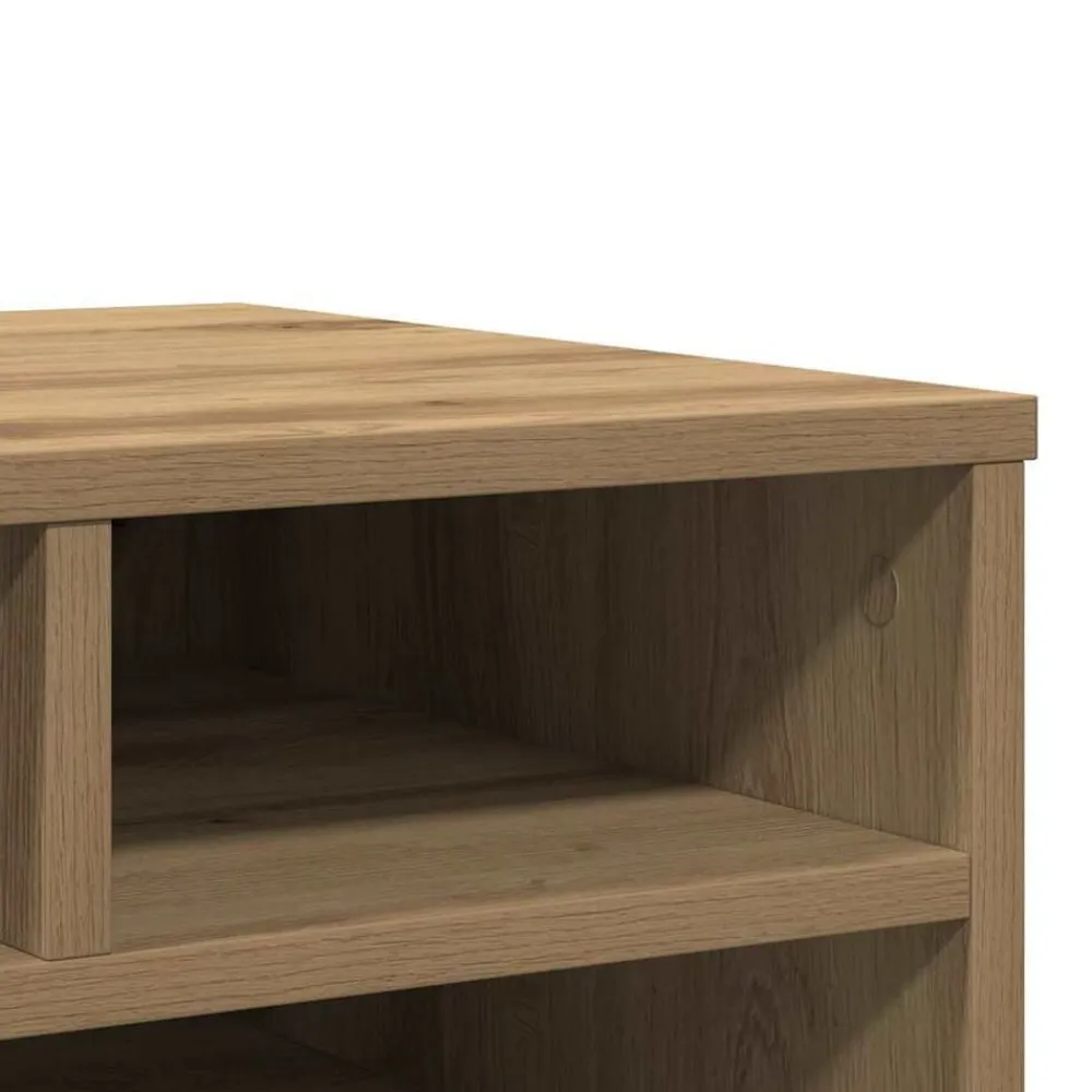 vidaXL Electrónica-Soporte para Impresora Roble artesanal 49 x 40 x 22.5 cm