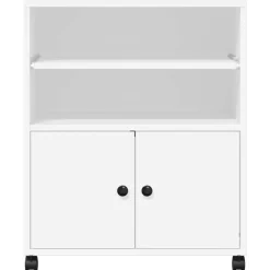 vidaXL Electrónica-Soporte para impresora con ruedas 60x48x74 cm