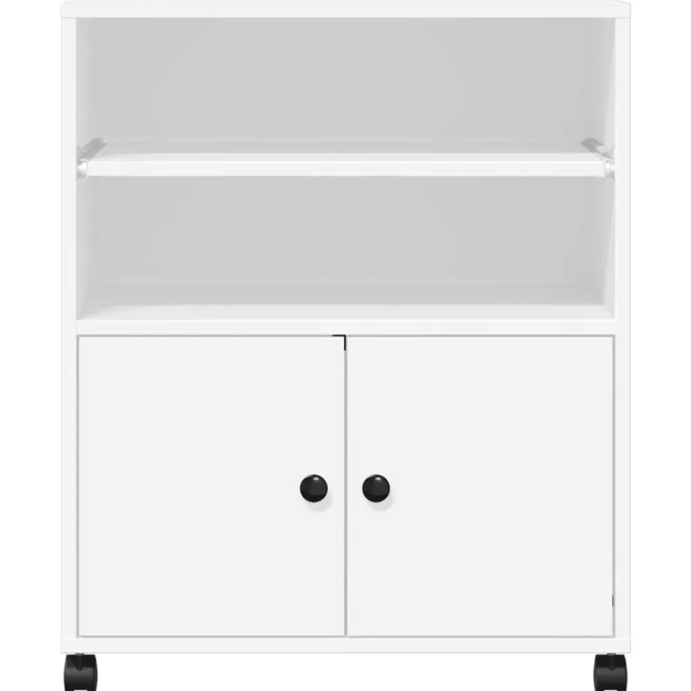 vidaXL Electrónica-Soporte para impresora con ruedas 60x48x74 cm