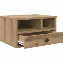 vidaXL Soporte para Impresora Roble artesanal 40 x 32 x 24 cm Roble artisan Sale