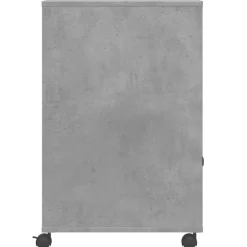 vidaXL Soporte para impresora con ruedas gris hormigón 60x48x74 cm Gris hormig&oacute;n Sale